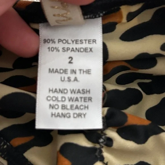 Tyler Rose Leapord Print Bikini Bottom - Picture 5 of 5